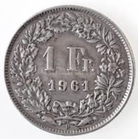 Svájc 1961B 2Fr Ag T:1-,2 
Switzerland 1961B 2 Francs Ag C:AU,XF
Krause KM#24