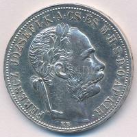 1889KB 1Ft Ag "Ferenc József / Fiume címer" T:1- kis ph.
Adamo M15