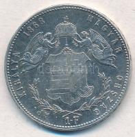 1868GYF 1Ft Ag "Ferenc József / Angyalos címer" Gyulafehérvár T:2,2- kis ph.
Hungary 1868...