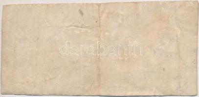 1849. 10kr "K. K. Hauptmünzamt Münzschein" T:III- szakadás
Adamo G85