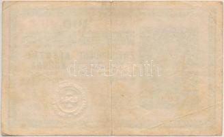 1918. 200K "A 1016" sima hátlappal, "Szegedi Bankegyesület Részvénytársaság 1906"...