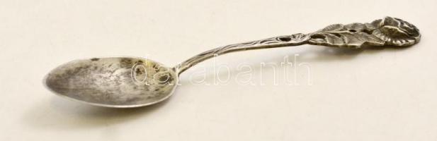 6 db rózsás díszítésű mokkás kanál  55,5 g