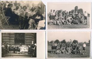 96 db RÉGI családi fotó képeslap / 96 pre-1945 family photo postcard