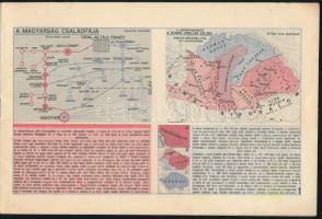 1943 Magyarország "kistérképei", kiadja a M.Kir. Honvéd Térképészeti Intézet, jó állapotba...