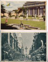 100 db főleg MODERN külföldi városképes lap / 100 mostly modern European town-view postcards