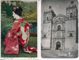 100 db főleg MODERN külföldi városképes lap / 100 mostly modern European town-view postcards