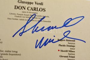 Két komolyzenei lemezborító aláírásokkal Lamberto Gardelli, Sass Szylvian, Sherill Milnes, / Autogrp...