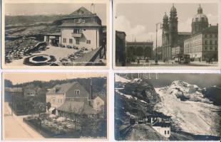 108 db főleg RÉGI külföldi városképes lap: osztrák, svájci, német / 108 mostly pre-1945 European tow...