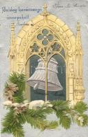 51 db RÉGI üdvözlő képeslap, sok karácsonyi, dombornyomott és litho / 51 pre-1945 greeting art postc...