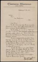 1915 Csáktornya, a Csáktornyai Szentegylet Chewra Kadischa vezetőjének jiddis nyelvű levele