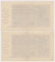 Németország / Weimari Köztársaság 1923. 500.000.000M (2x) egyugrásos sorszámkövetők T:II,II- 
Germa...