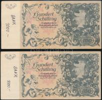 Ausztria 1953. 100Sch "Volksopposition" politikai propaganda (4x) T:III,III- 
Austria 195...