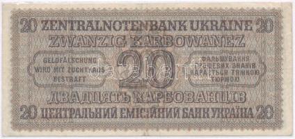 Ukrajna / Német megszállás 1942. 20K lezárt fóliatokban T:III 
Ukraine / German occupation 1942. 20...