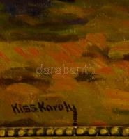 Kiss Károly (1889-1953): Vihar előtt. Olaj, vászon (szakadással), 60×80 cm