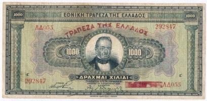 Görögország 1926. 1000Dr T:III,III-  Greece 1926. 1000 Drachmai C:F,VG