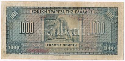 Görögország 1926. 1000Dr T:III,III- 
Greece 1926. 1000 Drachmai C:F,VG