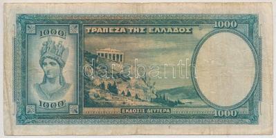 Görögország 1939. 1000D T:III-
Greece 1939. 1000 Drachmai C:VG
Krause 110.a