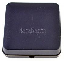 Németország DN "Erzsébet 1837-1898" jelzett Ag, részben zománcozott emlékérem, dísztokban ...