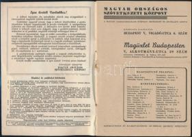 1948 Magy Országos Szövetkezeti Központ, Magüzlet árjegyzék, 30 p
