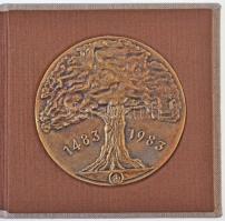 1983. "Luther Márton születésének 500. évfordulója" fém emlékérem eredeti dísztokban (80mm...