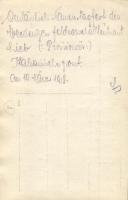 1918 Anlässlich Namenstagfest des Exzellenzen Feldmarschallleutnant Lieb. Italienische Front / Olasz...