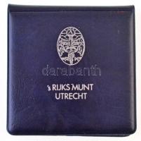 Hollandia 1984. 50G Ag "Orániai Vilmos halálának 400-ik évfordulója" dísztokban, tanúsítvá...