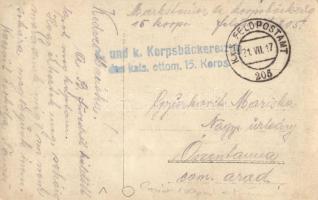 1917 Megsemmisült osztrák-magyar ágyú / WWI Austro-Hungarian K.u.K. military, destroyed cannon. phot...