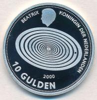 Hollandia 1999. 10G Ag "Millenium" dísztokban, tanúsítvánnyal T:PP
Netherlands 1999. 10 G...