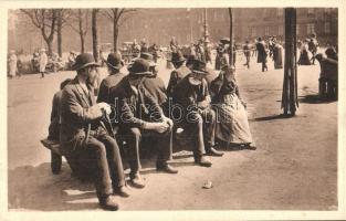 Berlini típusok - 16 db RÉGI használatlan képeslap / Berliner Typen (Types of Berlin) - 16 pre-1945 ...