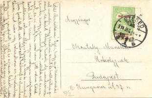 1914 Lábadozó osztrák-magyar katonák a szegedi tábori kórházban vöröskeresztes nővérrel / WWI Austro...