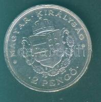 1935. 2P Ag "Rákóczi" T:2- p.h