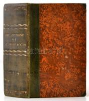 Giovanni Boccaccio: Il Decameron. I-I. kötet. Firenze, 1826, Giuseppe Galletti, 397+347 p. Olasz nye...