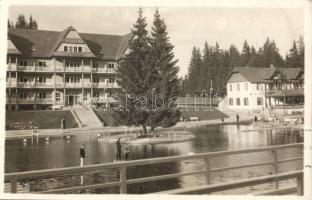 Ruzsbach-fürdő, Kupele Ruzbachy; szállodák / hotel. Foto Pollyák (kis szakadás / small tear)