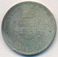 1935. 2P Ag "Rákóczi" T:2 patina 
Adamo P7.2