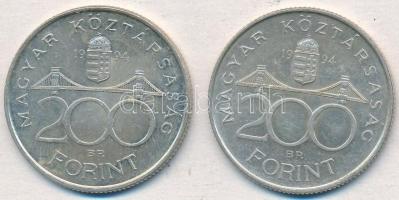 1994. 200Ft Ag "Deák" (2x) T:2