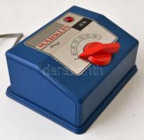 cca 1960 Marklin transzformátor eredeti dobozában, leírással, 17×15 cm