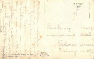 Ipolyság, Sahy; Piac tér, Mária szobor, üzletek. Kiadja Tóth és Brza / market square, Virgin Mary st...