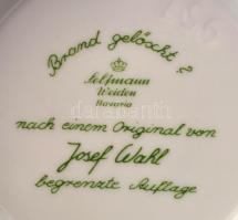 Seltmann Josef Wahl fém fedeles söröskorsó, matricás, jelzett, hibátlan, m:20 cm (2×)