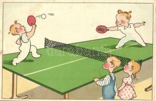 5 db MODERN humoros grafikai sport motívumlap / 5 modern humorous sport graphic art postcards