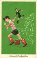 5 db MODERN humoros grafikai sport motívumlap / 5 modern humorous sport graphic art postcards