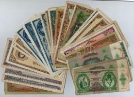 50db-os vegyes magyar pengő bankjegy tétel T:III,III-