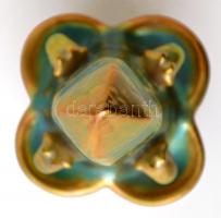 Zsolnay eozin mázas kút, jelzett, kis karcolásnyomokkal, m: 14 cm