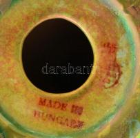 Zsolnay eozin mázas kút, jelzett, kis karcolásnyomokkal, m: 14 cm