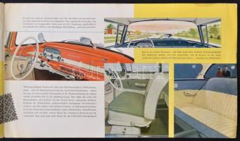 cca 1950-1960 4 db autó katalógus, prospektus, közte Opel Caravan, Opel Kapitan und Kapitan L, 2 db ...