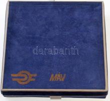 1993. "125 éves a Magyar Államvasutak" kerámia plakett, dísztokban (137mm) T:1