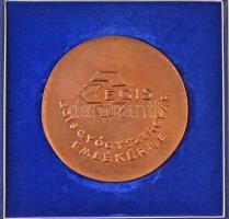 Borsos Miklós (1906-1990) ~1985. "Pro Sanitate / EGIS Gyógyszergyár emlékére" kétoldalas B...