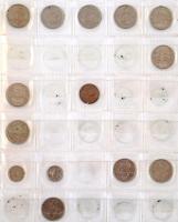 ~272db-os vegyes külföldi fémpénz gyűjtemény, nagyrészt Csehszlovák és Svéd érmék, utóbbi részben tö...