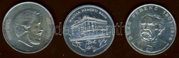 1947. 5Ft Ag "Kossuth" + 1992. 200Ft Ag "MNB" + 1994 200Ft Ag "Deák"  ...
