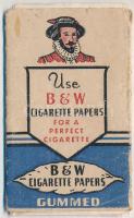 cca 1920 Brown&Williamson cigaretta papírok, eredeti csomagolásban, modern a cégről szóló nyomtatvánnyal.