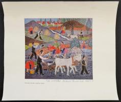 1978 Vankóné Dudás Juli (1919-1984) galgamácsai népművész, parasztfestő dedikációja a "Tavaszi ...